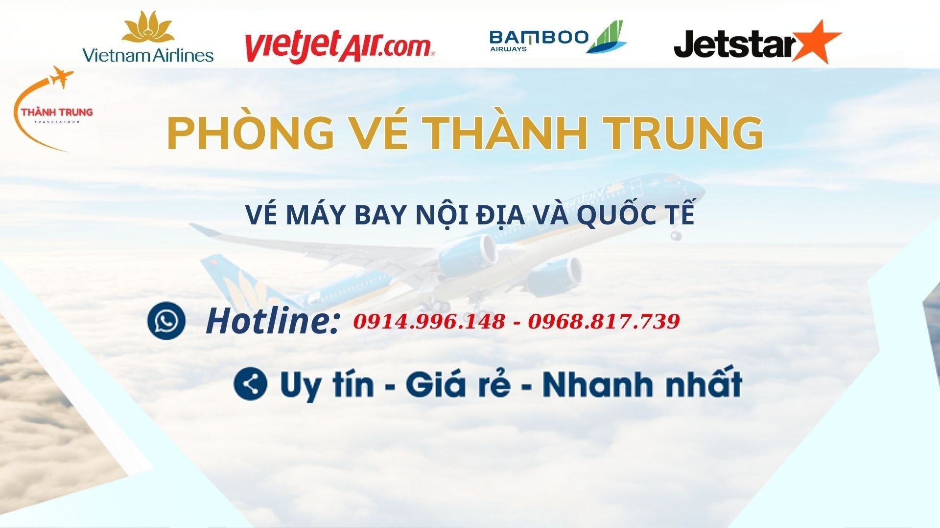 Phòng vé máy bay Thành Trung Thanh Hóa