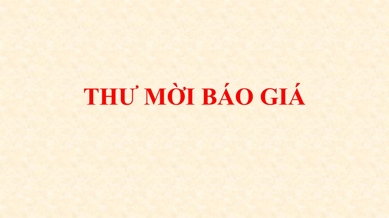 thu moi bao gia