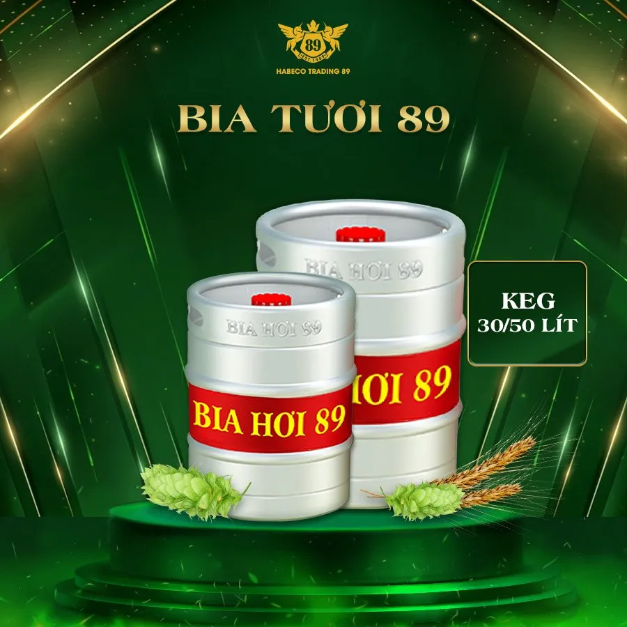 BIA HƠI HÀ NỘI 89 - HABECO TRADING 89