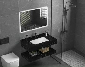 Ban đá liền chậu