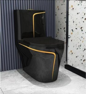 Bồn cầu bệt màu sắc theo phong thủy Ms 201