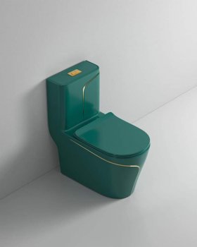 Bồn cầu liền khối máu sắc theo phong thủy