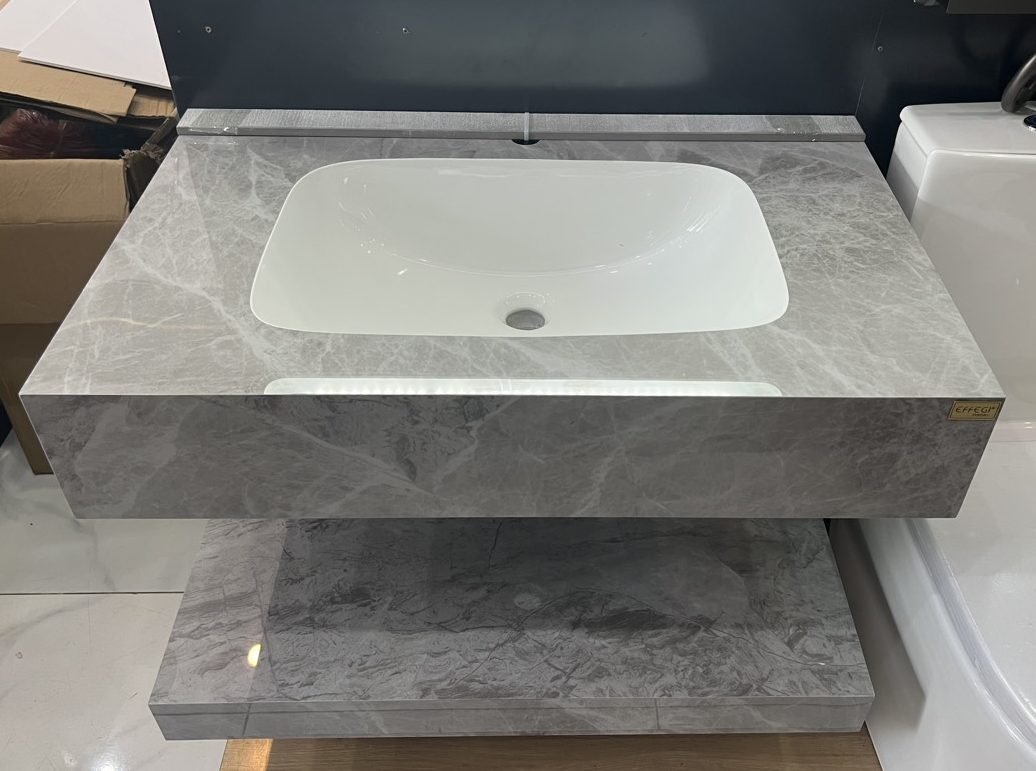 Bàn đá 2 tầng tràn viền MS 68