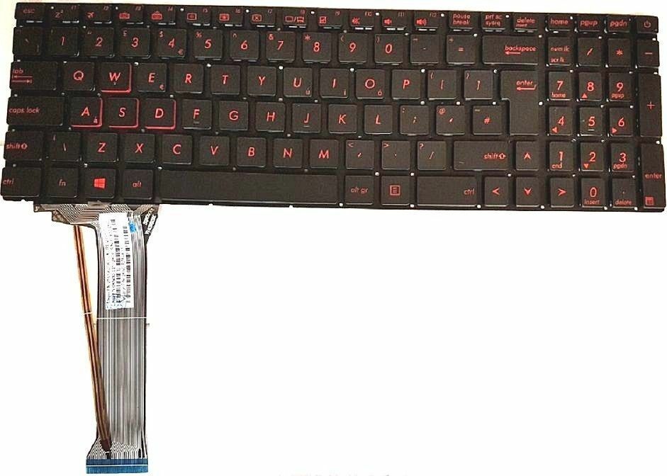 Thay phím laptop  Asus GL552 ĐEN LED / keyboard laptop asus tại Thanh Hoá