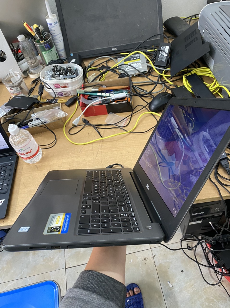 Laptop Dell inspiron 15 5567 i5-7200u/8gb/128+1tb/15.6ich/vga amd m440(99%)