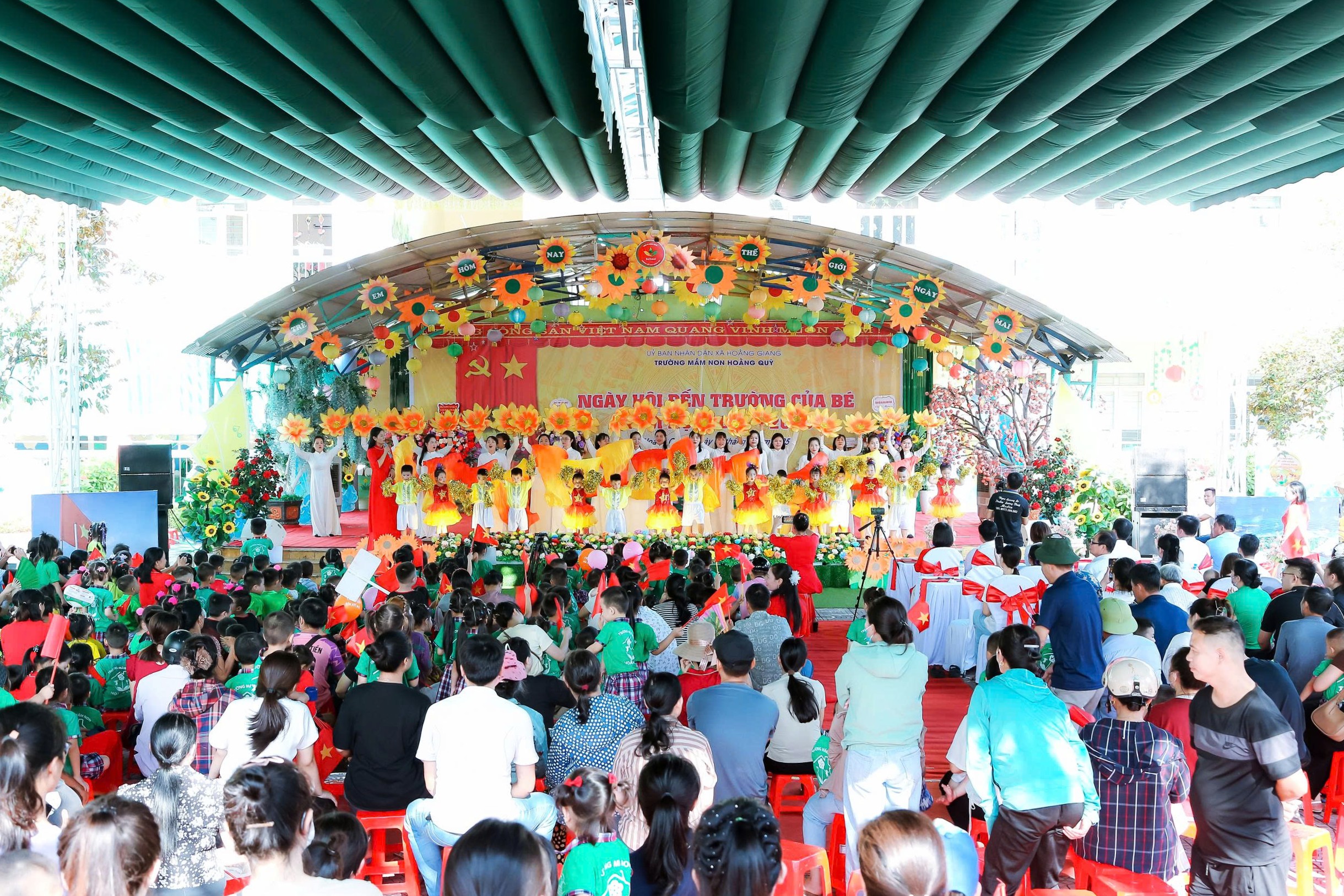 Trường Mầm non Hoằng Quỳ xã Hoằng Giang phấn khởi bước vào năm học mới 2025 – 2026