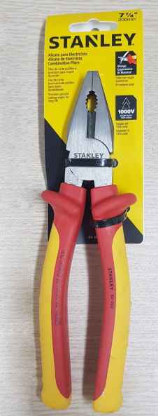 Kìm tổ hợp (Kìm răng) VDE cách điện 1000V 8&quot;/200mm Stanley 84-002