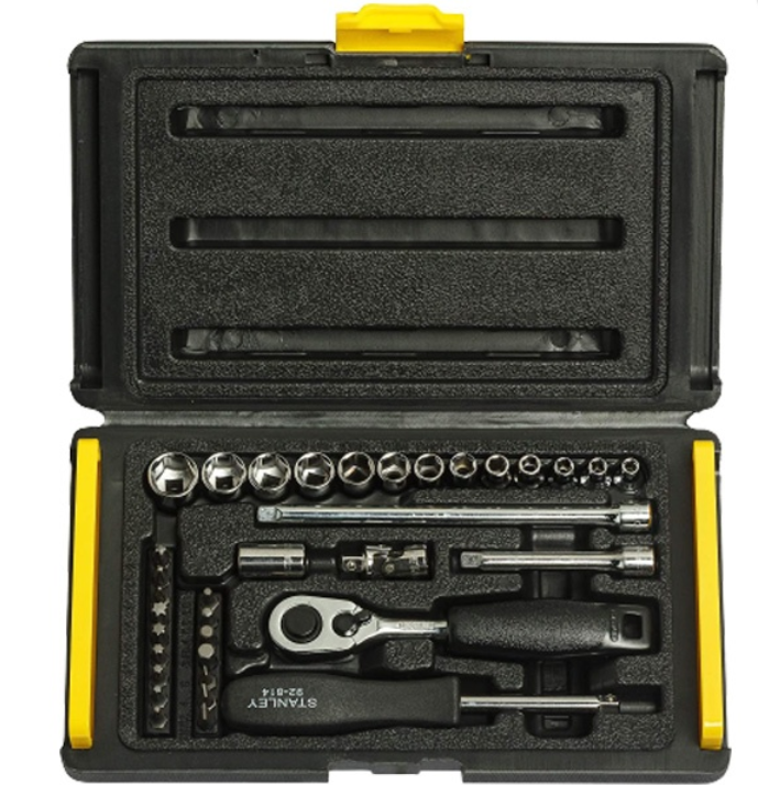 Bộ tuýp 1/4'' gồm 35 chi tiết Stanley 89-033-1