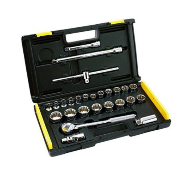 Bộ khẩu hệ 1/2&quot; 12 cạnh 27 chi tiết 10-32mm Stanley 86-477