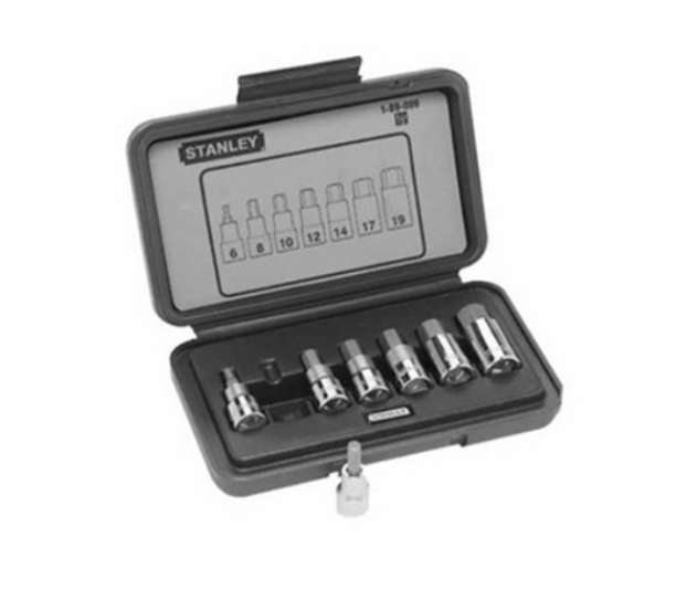 Bộ đầu bit hệ 1/2&quot; 6 cạnh 7 chi tiết Stanley 89-099