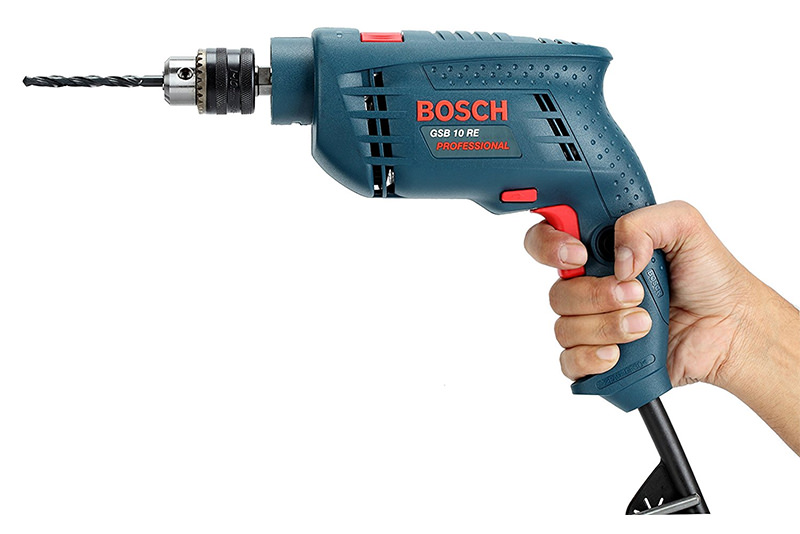 Máy khoan động lực Bosch GSB 10 RE valy nhựa