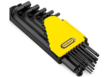 Bộ lục giác hệ inch 1/16-3/8 12 chi tiết Stanley 69-257