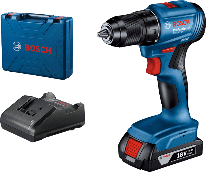 Máy khoan pin 18V Bosch GSR 185-LI (1 pin)