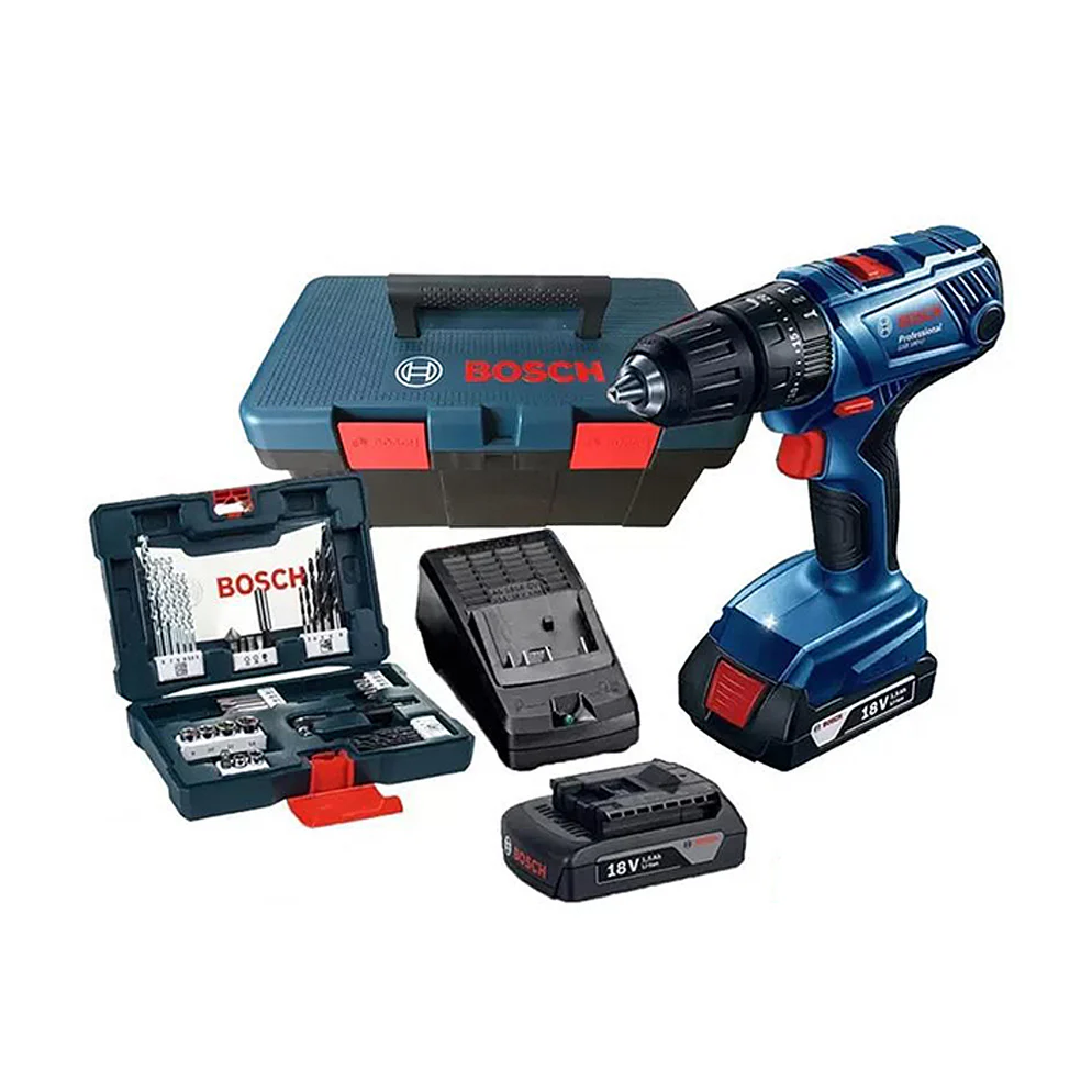 Máy khoan bắn vít Bosch GSB 180-LI (hộp công cụ + set 41 món AC)