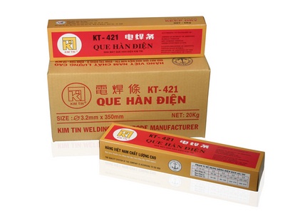 Que hàn sắt Kim Tín KT421  3.2 mm